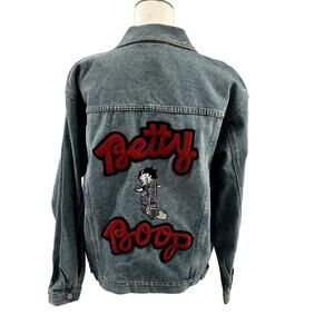 Betty Boop 1996 Vintage Denim Women's Jacket Size XL